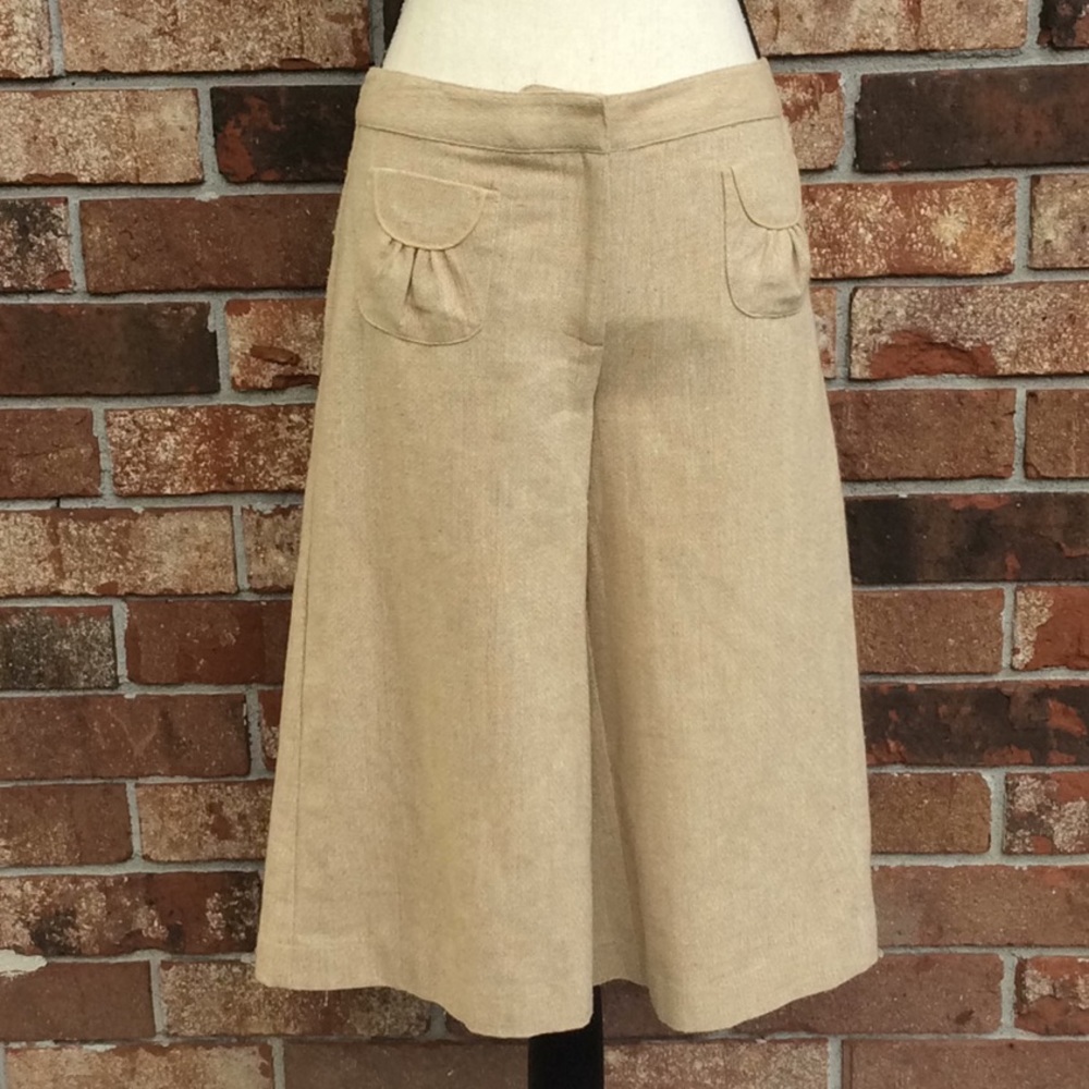 Wide leg Cropped Pants, Culottes